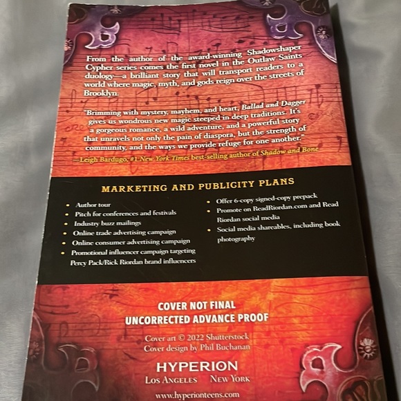 Ballad & Dagger: Outlaw Saints Book 1 by Daniel Jose Older paperback - Picture 2 of 6